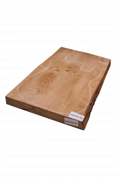 Preview: Body Ahorn leicht geriegelt A, 1-tlg., Caramel, Einzelstück #041